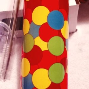 Brand New!! Polka Dot Tumbler